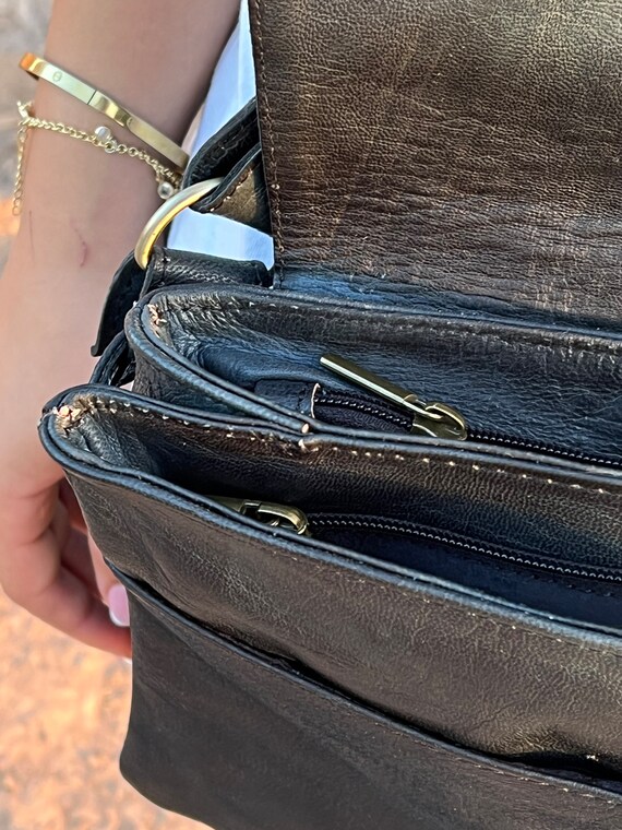 Square Leather Crossbody Bag Small or Medium Black Purse With Zipper Handmade Shoulder Purse Day to Night Women s Bag Etsy Ireland