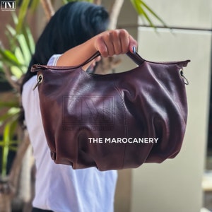 Handgemachte Vintage Inspiriert Boho Chic Weiche Leder Hobo Schulter Handtasche, Das perfekte Accessoire für jedes Outfit