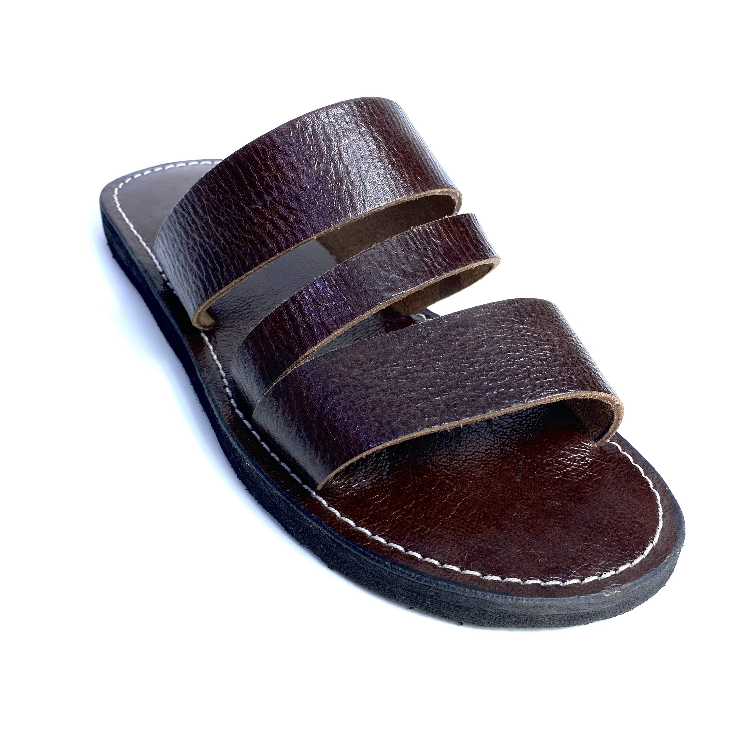 Ancient Greek Sandals - Men\'s Leather Slides - size 11 US- Like New Slide Sandals Men - Leather Sandals | Pagonis Greek Sandals main image 4