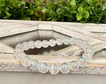 Angel Aura Quartz Energy Bracelet