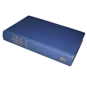 1961 Una armonía de los Evangelios para laicos Por John Franklin Carter Tapa dura Broadman Press