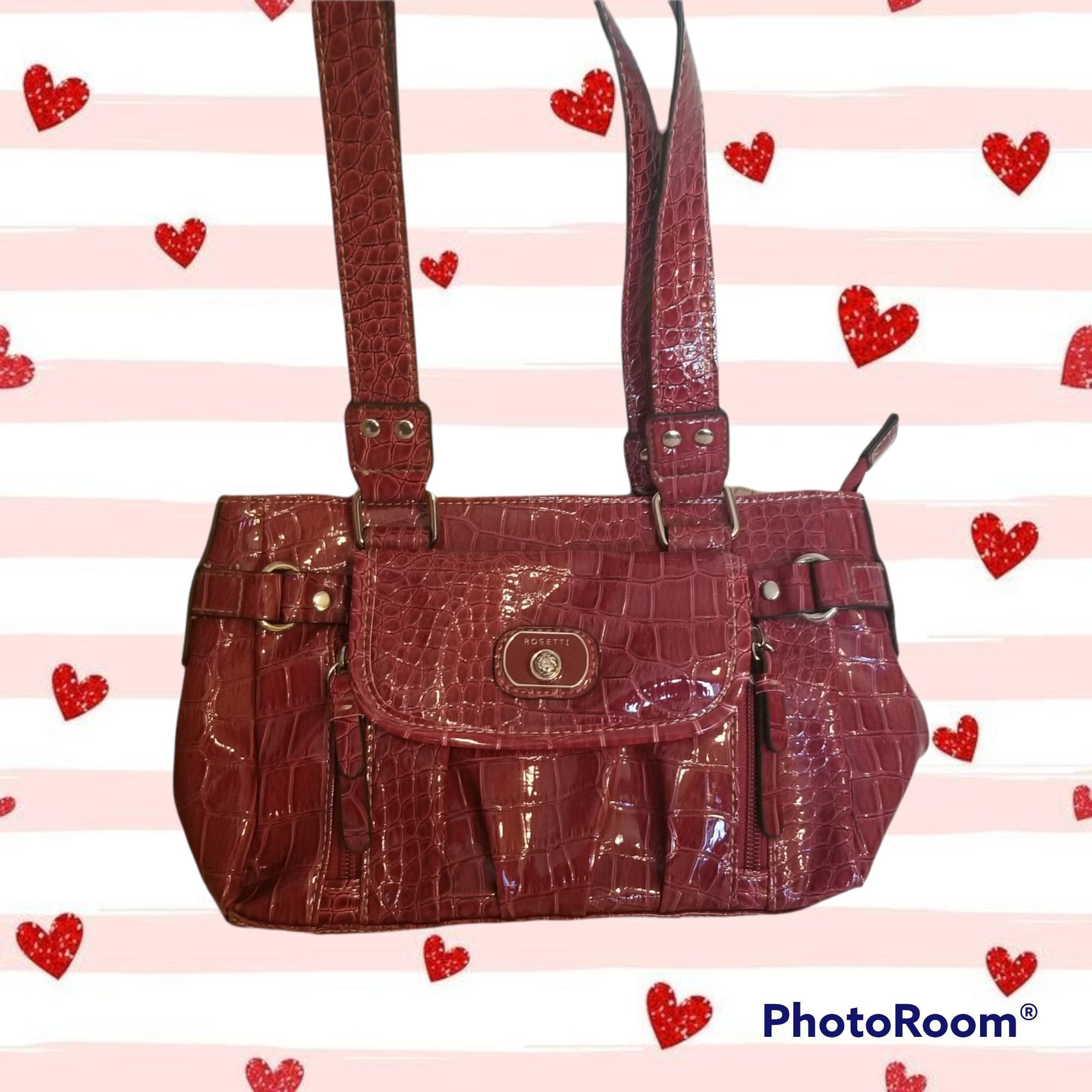 Vintage Rosetti Purse/Handbag - Brown Leather - With Strap | eBay