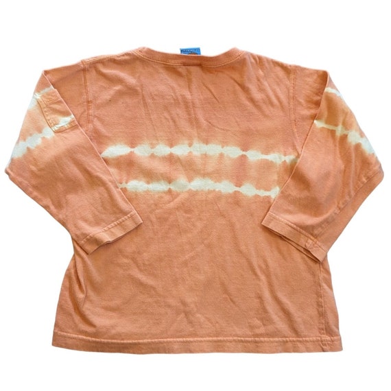 Vintage 90s Breakdown Boys Orange Tie Dye Long Sl… - image 8