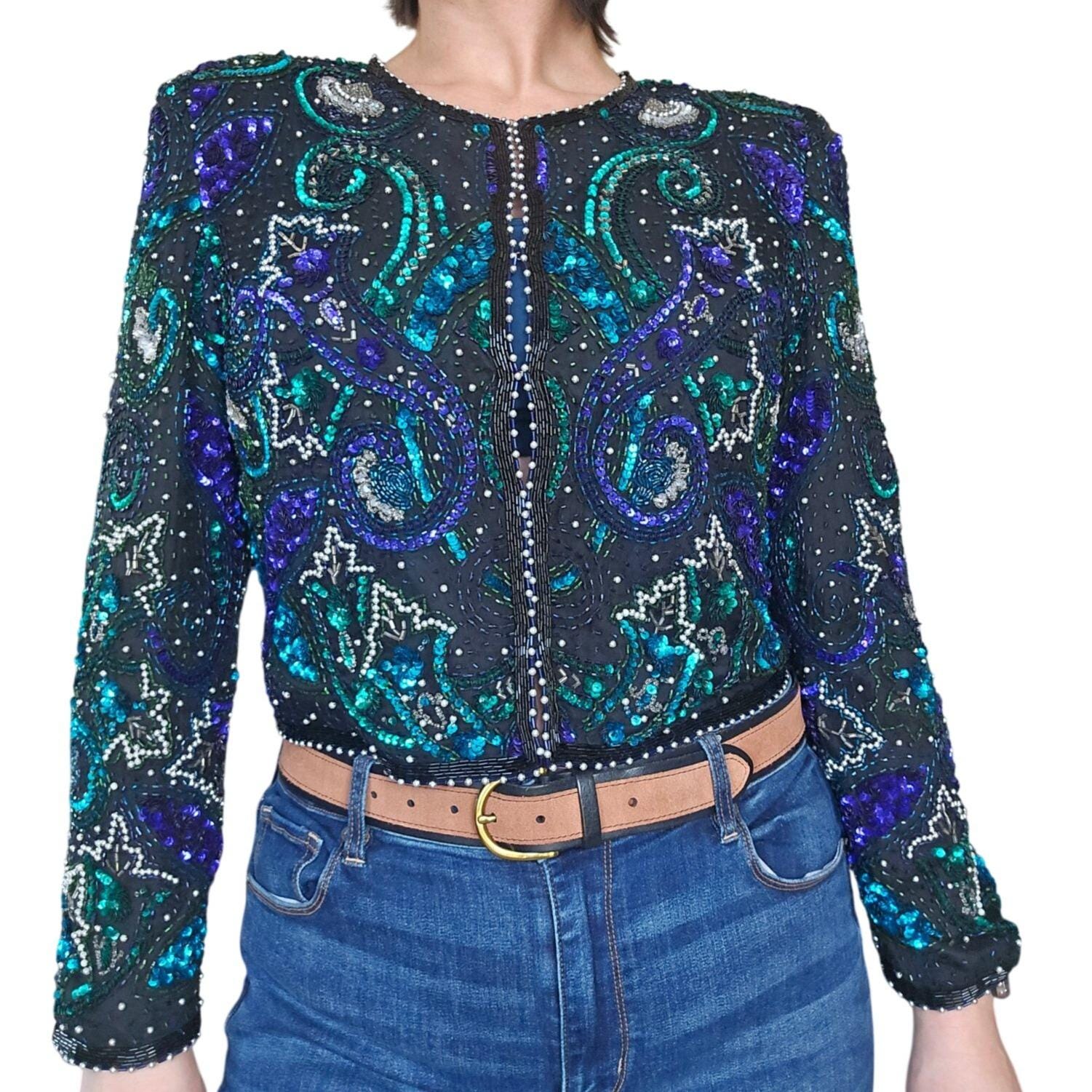 Beaded Bolero Jacket - Etsy