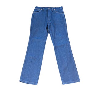 Vintage Wrangler Straight Leg Blue Jeans Mens Size 32 x 32