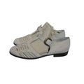 Vintage 80s Cole Haan Taupe Leather Fisherman Sandal Women's Size 6.5 Coquette