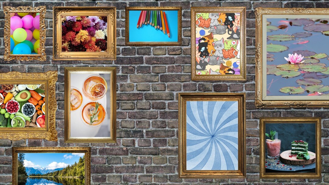 Zoom Background Art Gallery 1 Etsy