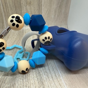 Perlen Hunde Taschen / Poop Bag Halter