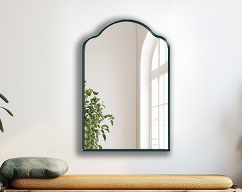 Sydney Arch Mirror: halfgebogen wanddecoratie geïnspireerd door de Sydney Harbour Bridge - modern minimalistisch ontwerp met klassieke boogelegantie door Asmiro