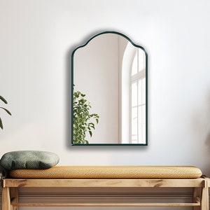 Sydney Arch Mirror: Semi-Arched Wall Decor Inspired by Sydney Harbour Bridge - Modern Minimalist Design with Classic Arch Elegance by Asmiro