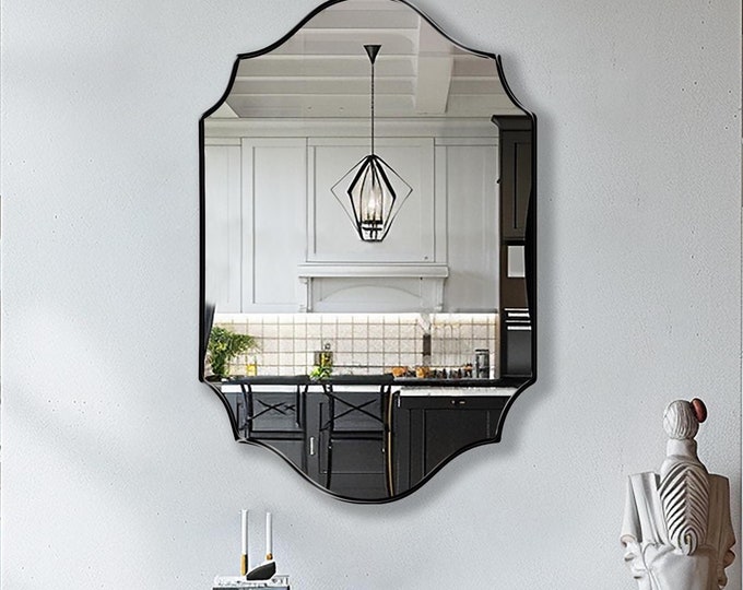 Quatrefoil Mirror, Vanity Mirror, Aesthetic Wall Mirror, Art Deco Mirror - A Chic and Elegant Addition to Any Classic, Glamour Home Decor