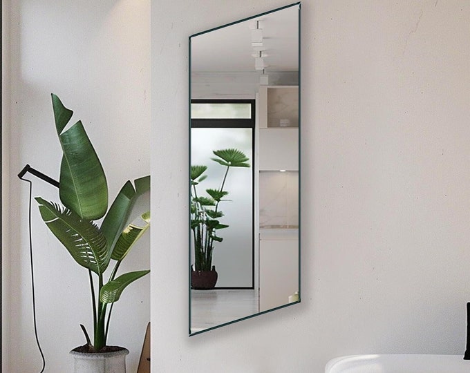 Axis Mirror by Asmiro | Modern Geometric Wall Mirror | Sharp Designed | Contemporary Wall Decor | Ideal for Entryway, Living Room, or Office