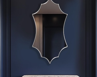 Corset Mirror by Asmiro - Unique Design Wall Mirror for Artistic Home Decor, Statement Mirror for Entryway, Living Room, Bathroom or Bedroom