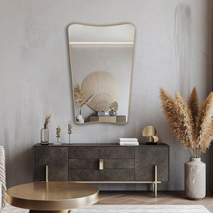 Italian Wall Mirror, Aesthetic Mirror, Vanity Mirror, Luxury Bathroom Mirror, Mirror Wall Art, Hair Salon Mirror, Decorative Asmiro Mirror