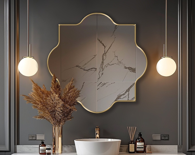 Milano Memento Mirror: Inspired by Galleria's Grace, Italian Wall Mirror, Lux Milanese Style Wall Mirror, Sophisticated Home Decor Statement