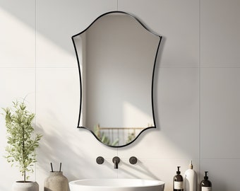 Grandioze statement-spiegel met artistieke flair | Weelderige wandspiegel voor luxe huis | Barok, rococo, modern, decor uit het midden van de eeuw
