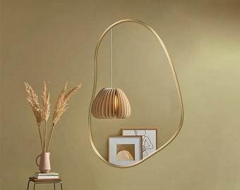 Pond Mirror, Asymmetrical Mirror, Irregular Mirror, Wavy Mirror, Modern Mirror, Abstract Mirror - Unique & Timeless Design for Any Decor