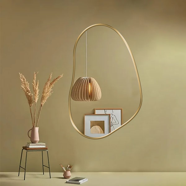 Pond Mirror, Asymmetrical Mirror, Irregular Mirror, Wavy Mirror, Modern Mirror, Abstract Mirror - Unique & Timeless Design for Any Decor