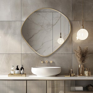 Irregular Mirror, Blob Mirror, Water Drop Mirror, Asymmetrical Mirror ...