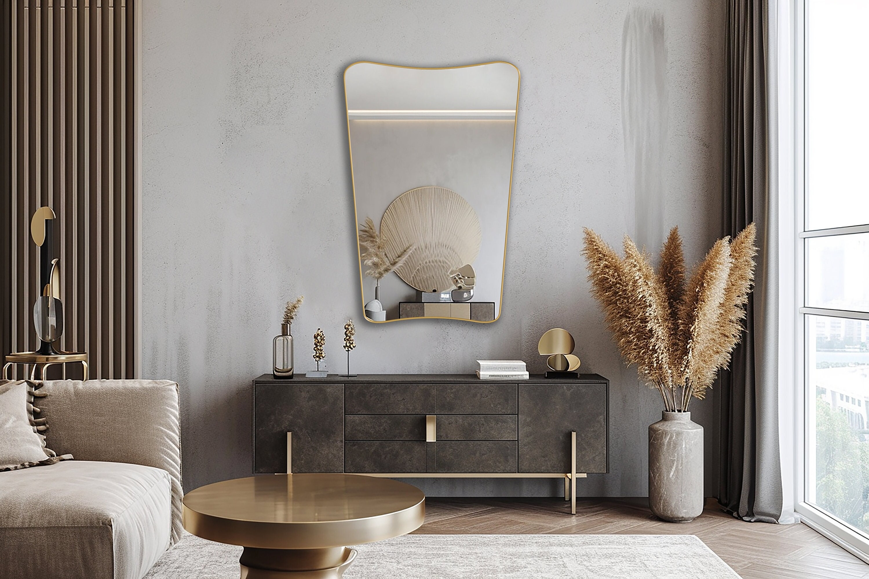 Italian Wall Mirror Aesthetic Mirror Vanity Mirror Luxury