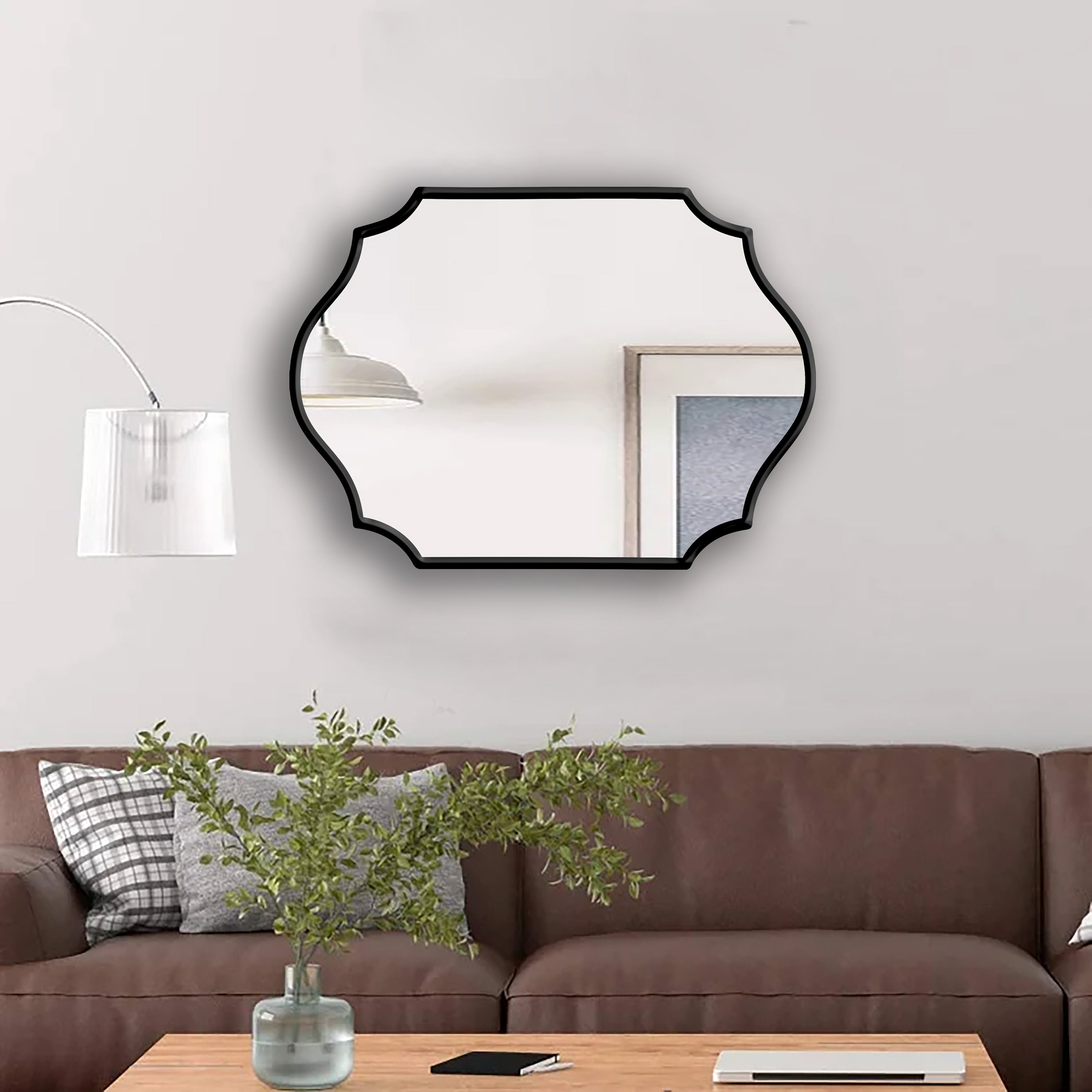 Quatrefoil Mirror, Art Deco Mirror, Vanity Mirror, Quatrefoil Decor