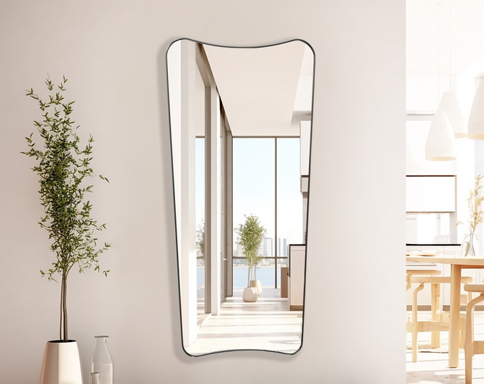 Italian Style Mirror, Full Length Mirror, Butterfly Mirror, Aesthetic Wall Mirror, Elegant Wall Decor, Bathroom Mirror, Vanity Mirror