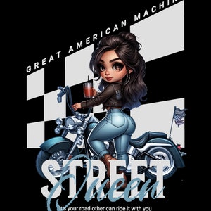 Motorcycle Queen, Motorcycle Design, Biker Design, Digital Download