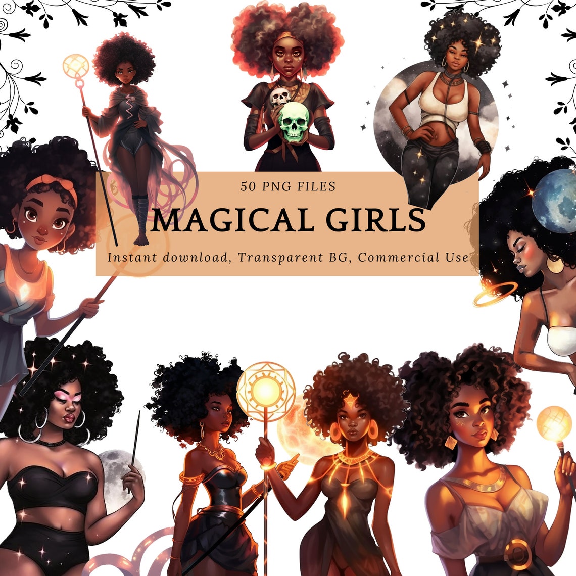Black Girl Magic, Black Magic Png, Black Girl Magic Png, Black Girl Magical, Afro Girl Magic