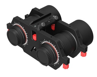 Doppel-Objektivklemmsystem für Samyang 135 mm, ZWO EAF, Asiair