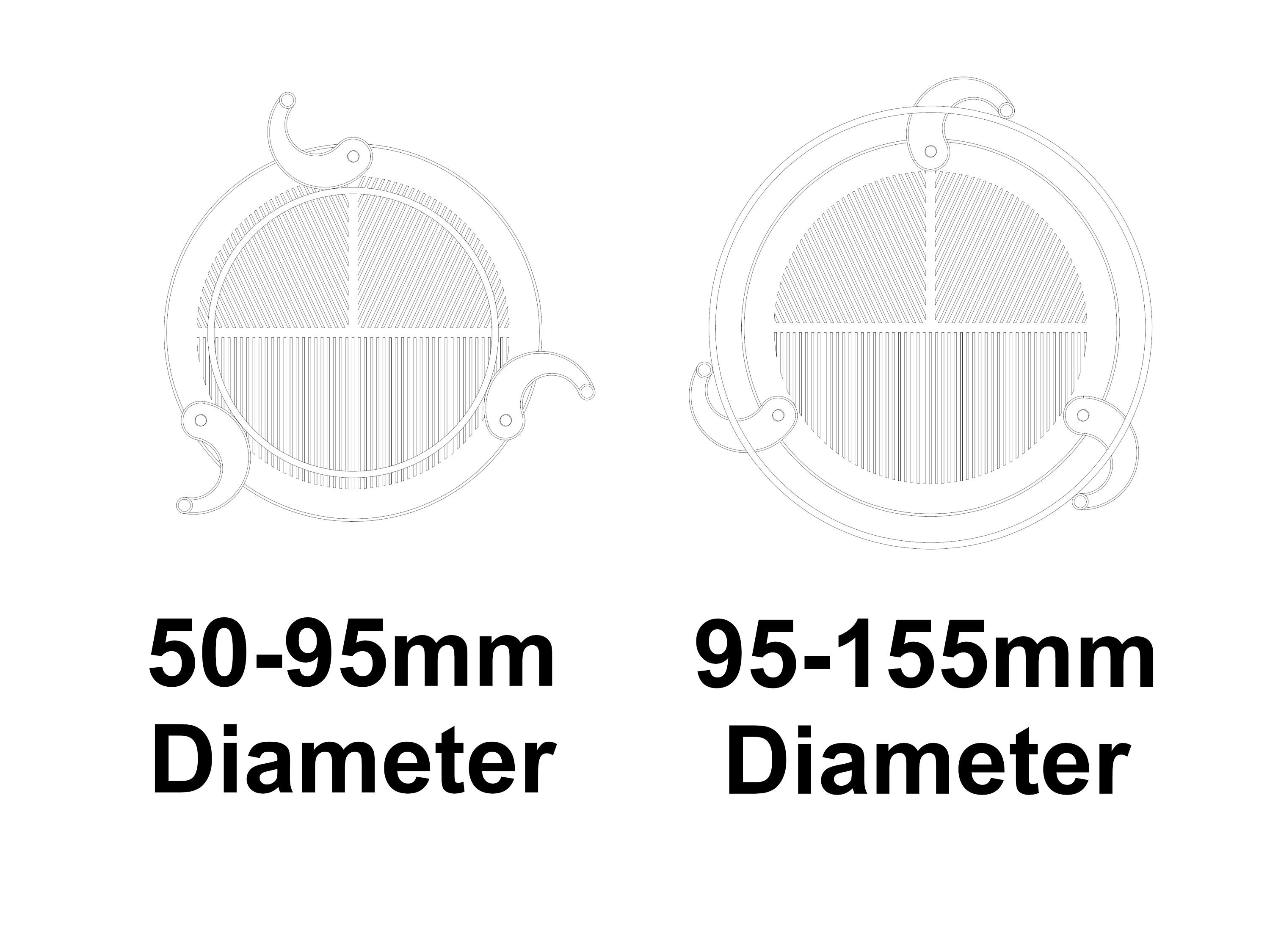 Batnov Mask Universal Bahtinov Mask 50-150mm Diameter, Astrophotography, Focus Aid ...