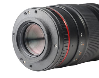 Canon EF Samyang/Rokinon/Walimex to M48 Adapter - Samyang 135mm f2 - 2"