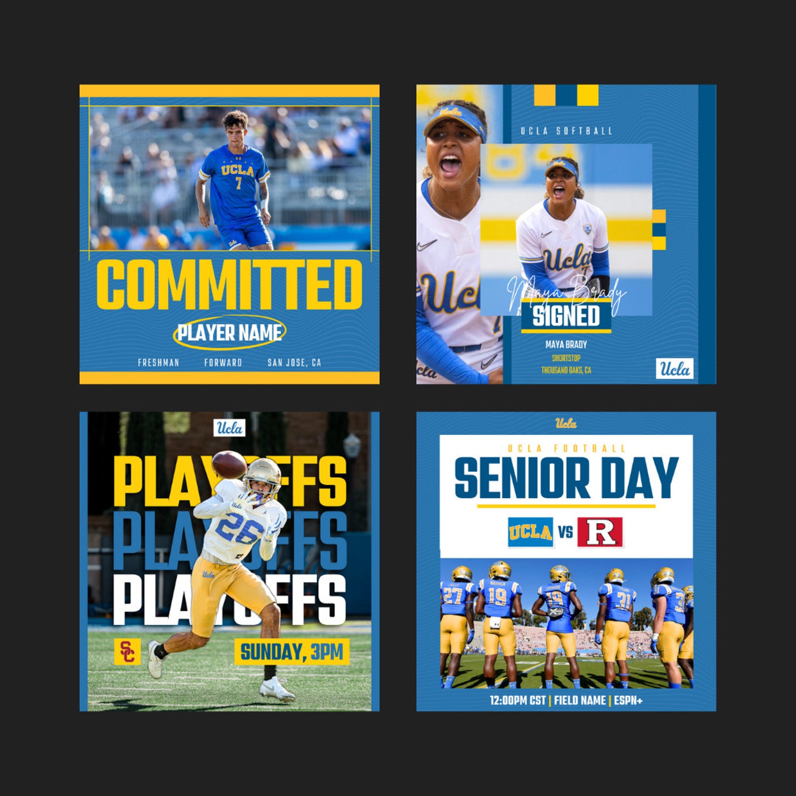 Professional Canva Sports Templates Social Media Graphics (digital