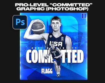 Sport College Engagierte Grafik Photoshop Vorlage (PSD Datei)