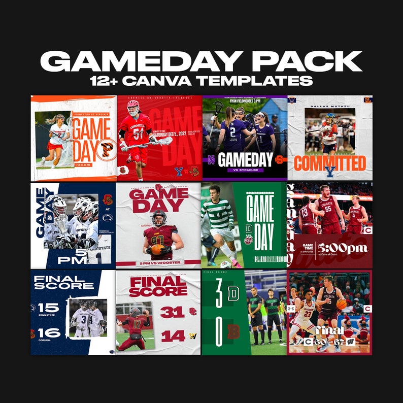 Canva Sports Gameday Package