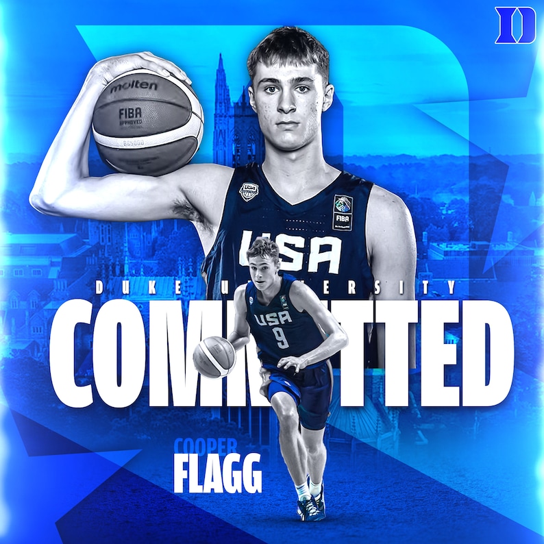 Committed Template Graphic Sports College Edit Basketball