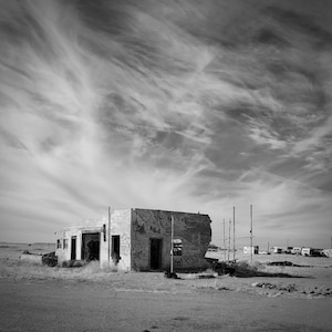 Ghost Town Photo - Black and White Photo - Digital Art Download - Instant Art Download