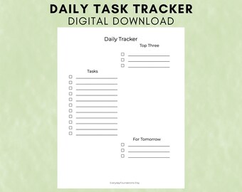 Printable Tasktracker Grid Task Tracker Digital Printable. - Etsy UK