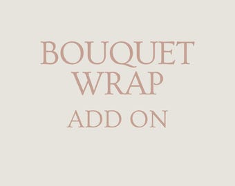 ADD ON: Crochet Bouquet Gift Wrapping - Rose Cloud Falls
