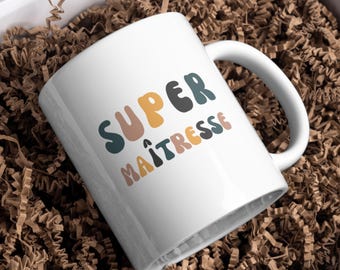 Mug for Teacher in French. French Teacher Gift. Merci Maîtresse. Teacher Appreciation. Super Maîtresse.