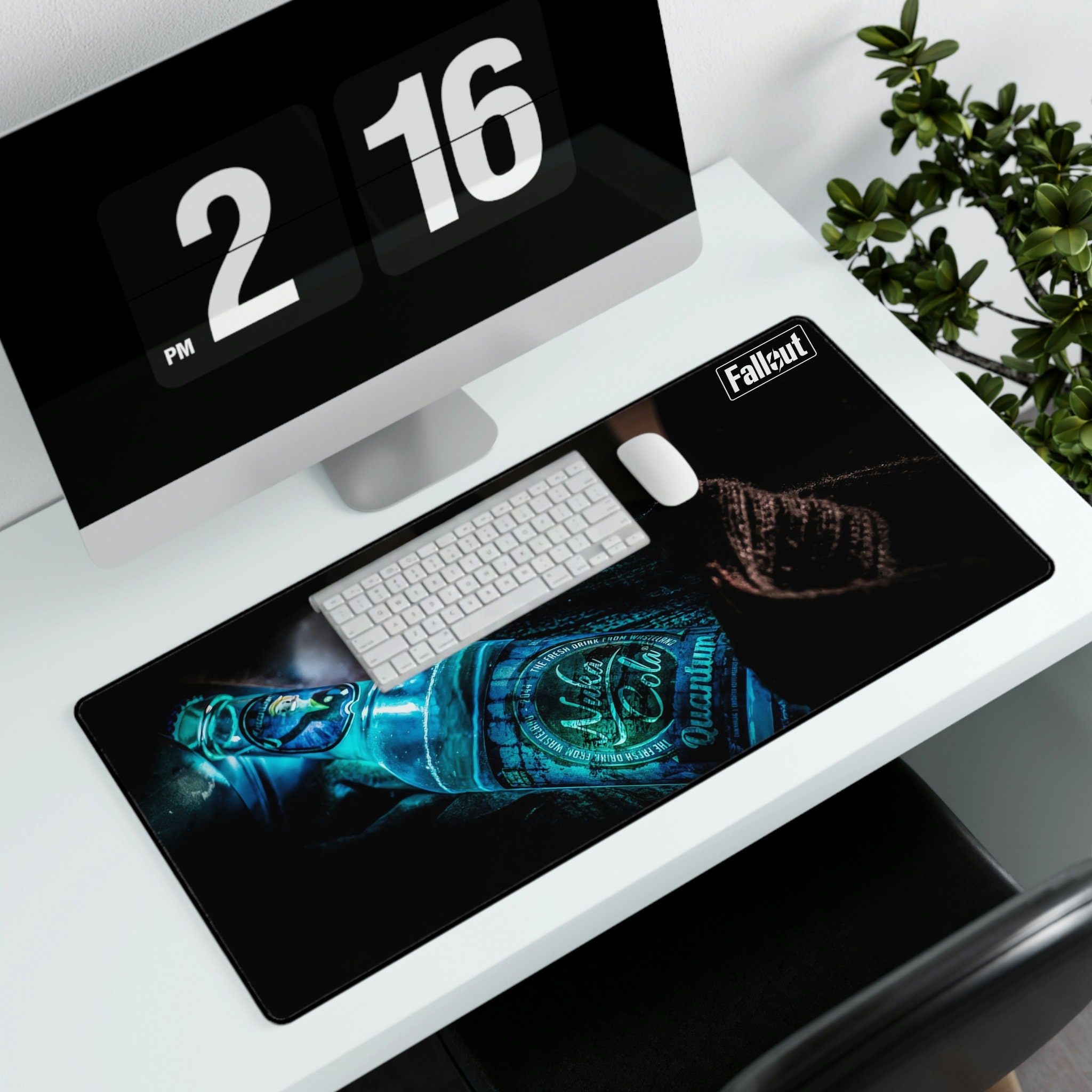 Quantum Punk Gaming Mouse Pad, Large Desk Mat, Gamer Gift, Desk  Accessories