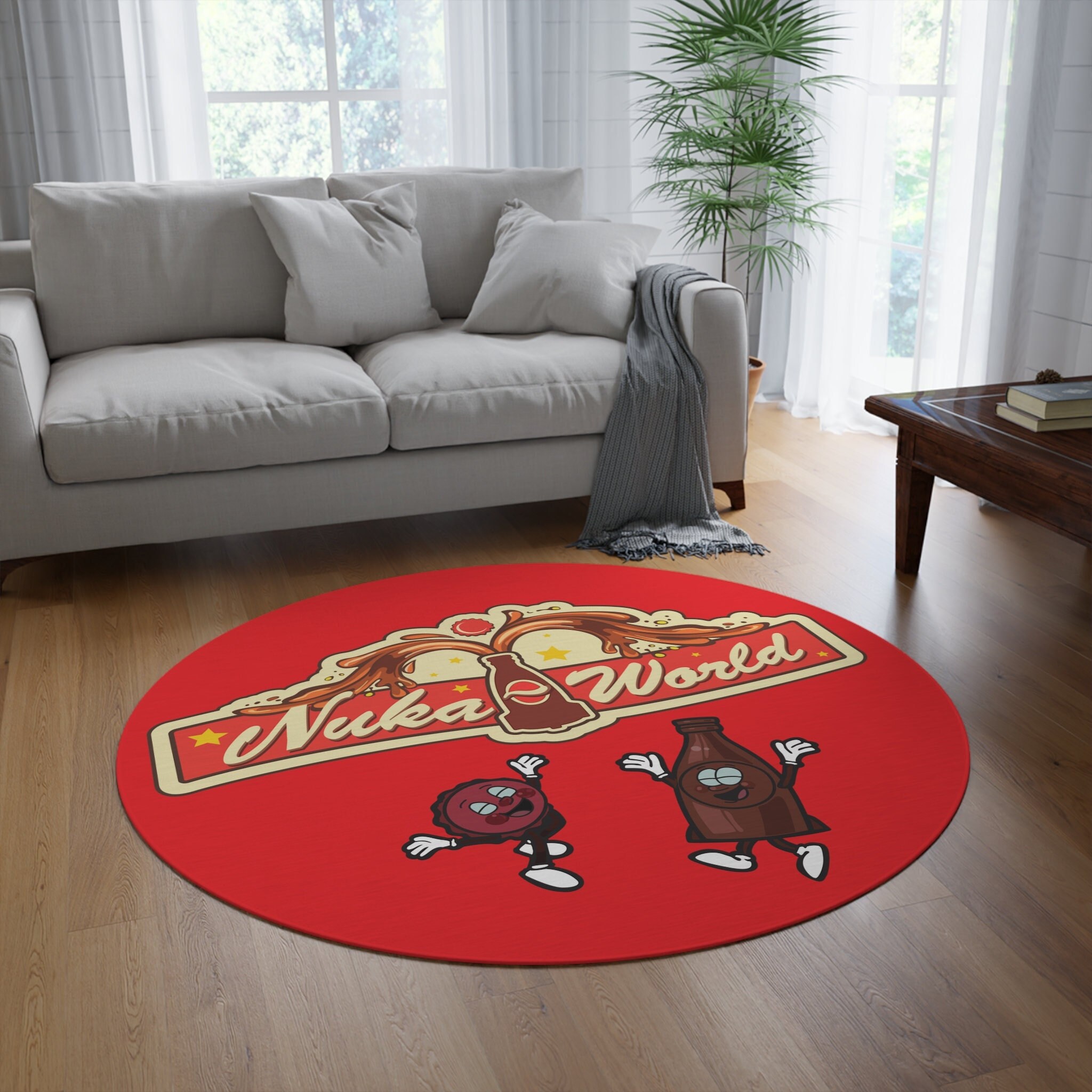 Fallout Rug Nukaworld Rug Nukaworld on Tour Rug Fallout Etsy