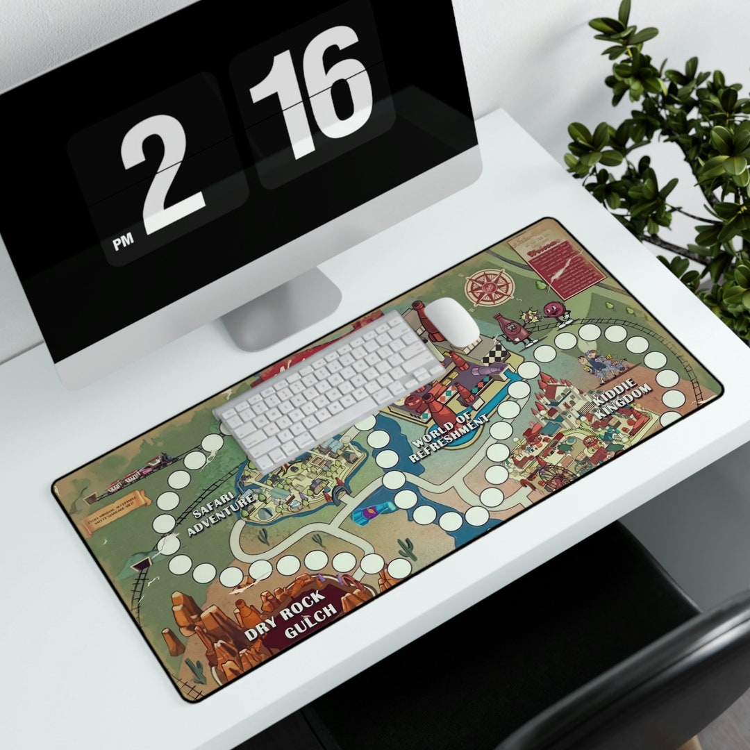 Nukaworld on Tour Desk Mat Fallout 76 Desk Mat 31.5 X 15.5 Etsy