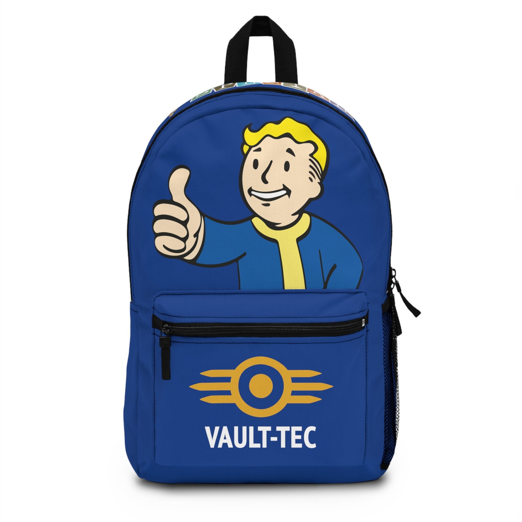 Fallout Backpack Vaulttec Backpack Vault Boy Backpack Etsy