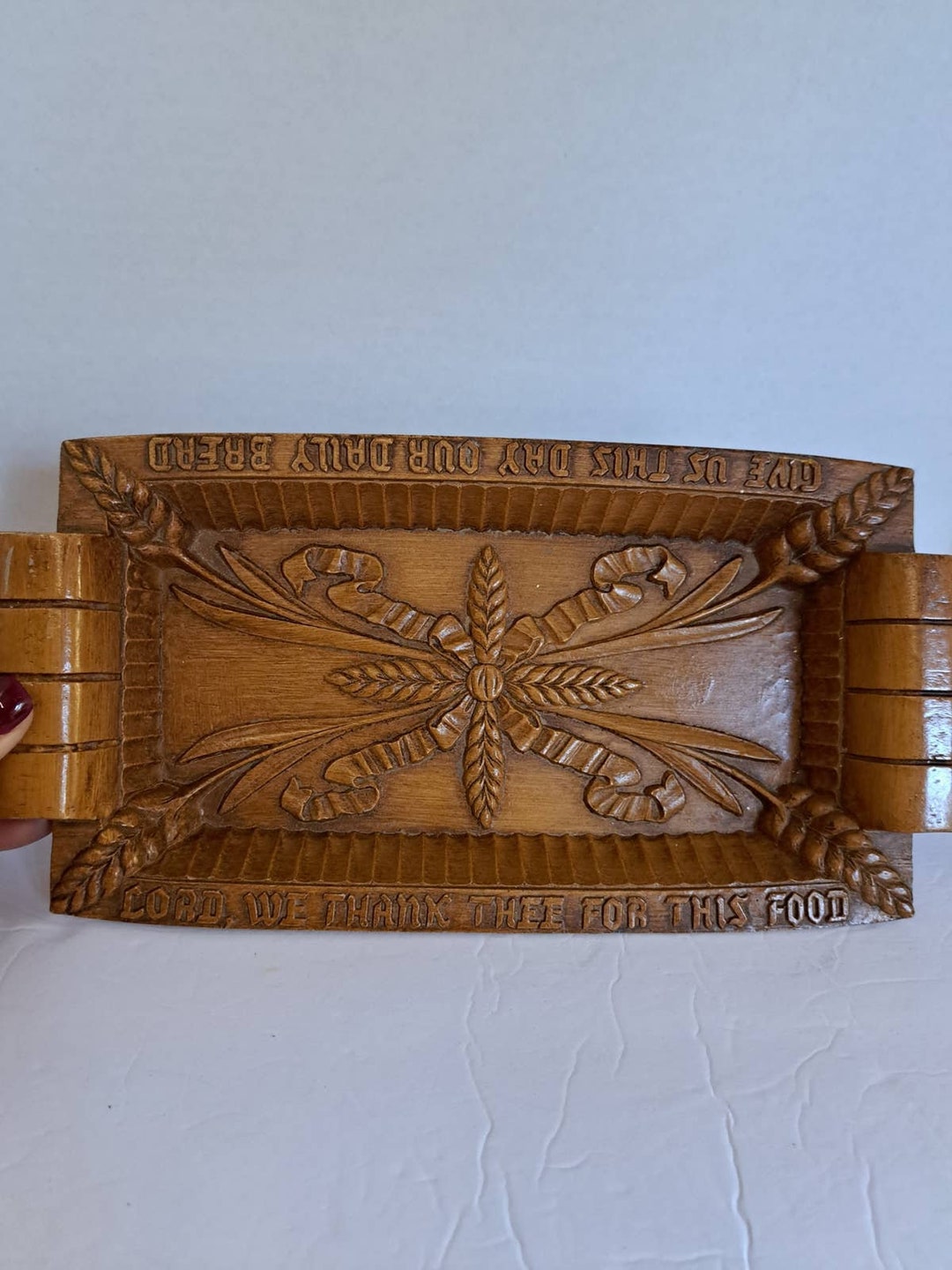 Burwood Our Daily Bread Serving Tray Lord Giving Thanks for Etsy