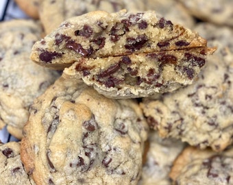 Thick, Gooey, Mini Chocolate Chip/Chunk Cookie