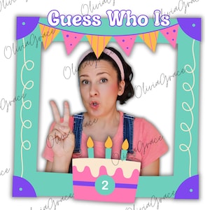 Miss Rachel Second Birthday PNG: T-Shirts, Blankets (Digital Download)