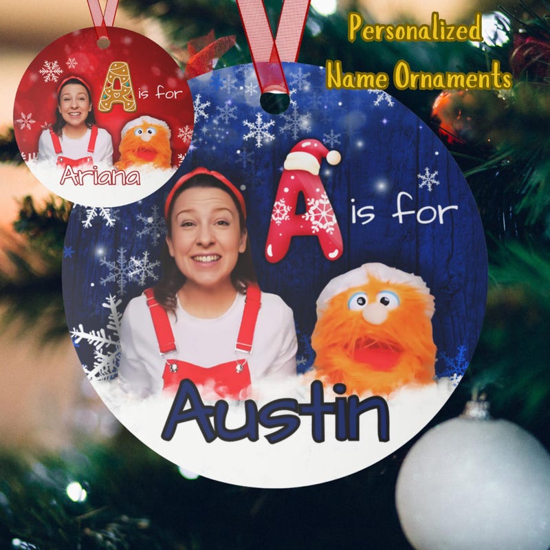 🎁Buy 2 FREE SHIPPING🎁|Personalized Ms Rachel Christmas Ornament, Custom Miss Rachel Holiday Keepsake for Kids, Christmas Gift