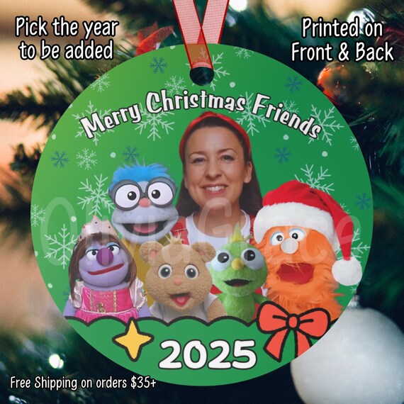 Ms Rachel Friends Christmas Ornament with Georgie, Herbie, Julie, and New  Friends Bean Bear, Frankie Holiday Keepsake 2024 2025 Miss Rachel