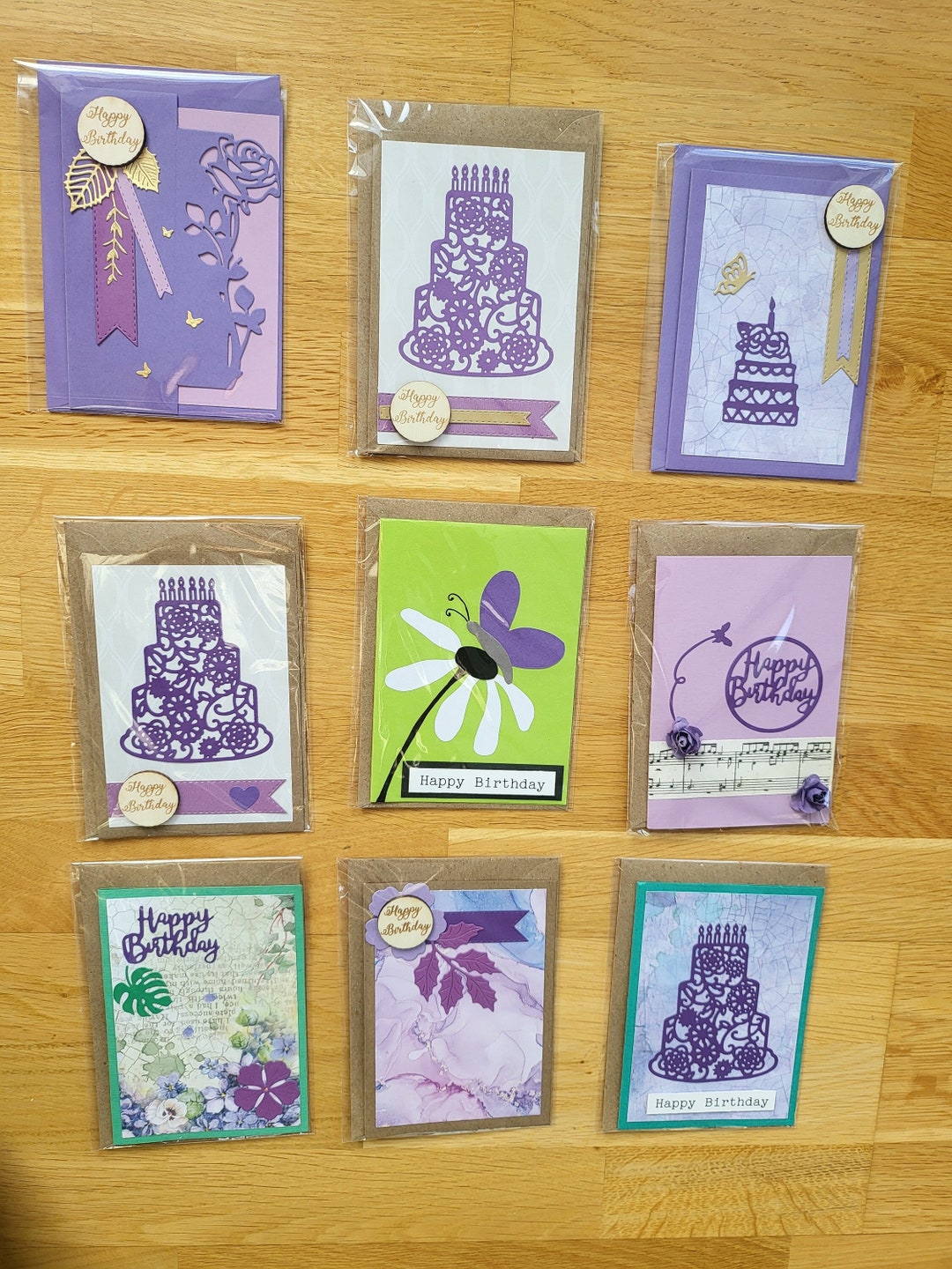 Happy Birthday Handmade Cards - Etsy