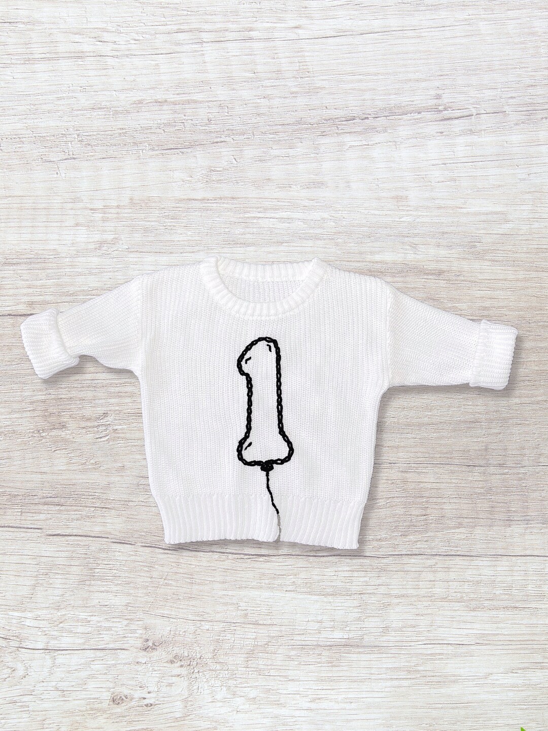 Hand Embroidered Birthday Sweater Milestone Birthday Etsy